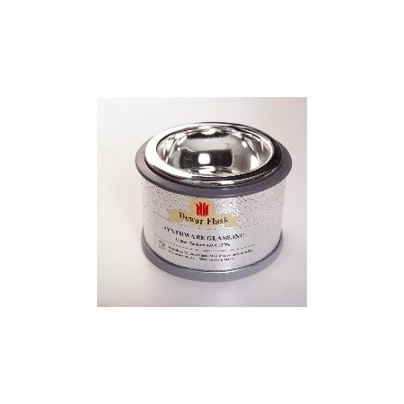 Synthware FLASK, DEWAR, LOW FORM, HEMISPHERICAL, 100mL, 65X80mm F240100